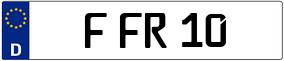 Truck License Plate
